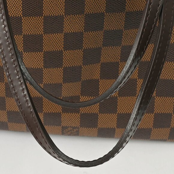 LOUIS VUITTON Brown Damier Neverfull PM Tote Bag - Picture 8 of 10